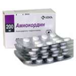 Амиокордин (таблетки 200 мг N30) Словения КРКА, д.д., Ново место