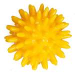Мяч массажный желтый диаметр 9см