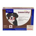 Эффитикс для собак 40-60 кг капли на холку (раствор для наружного применения 6 мл № 1 пипетка) Virbac Вирбак Франция