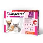 Инспектор Мини Inspector Mini Капли от внешних и внутренних паразитов для собак и кошек 0,5-2 кг (3 пипетки) Экопром НПФ - Россия