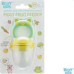 Рокси Кидс Roxy Kids Piggy FruitI Feeder Ниблер для прикорма малышей силикон 6 мес.+ (1 шт. мятно-желтый) арт.rfn-010 Рокси ООО - Россия