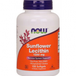 Now Ноу Sunflower Lecithin Лецитин из подсолнечника 1200 мг (капсулы N100) Now Foods Ноу фудс - США