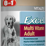 8в1 Эксель Мультивитамины для взрослых собак 8in 1 Excel Multi Vitamin Adult Мультивитамины для взрослых собак (таблетки 70 шт.) 8 in 1 Pet Products GmbH-Германия