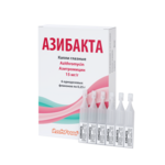 Азибакта капли глазные (капли глазные 15 мг/г 25 г № 6 флаконы однодозовые) К.О.Ромфарм Компани С.Р.Л. Румыния