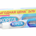 Корега Corega Экстра сильный Нейтральный вкус Крем для фиксации зубных протезов (70 г №2) Стаффорд Миллер - Ирландия