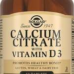 Солгар Цитрат Кальция с витамином D3 (Д3) (таблетки №60) Solgar Vitamin and Herb -  США