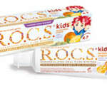 Рокс R.O.C.S. Kids Кидс Зубная паста от 4-7 л Цитрусовая радуга со вкусом апельсина, лимона и ванили (45,0) ЕвроКосМед ООО - Россия