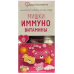 Сердце Континента Мишки Иммуно Ягодный микс (пастилки жевательные №60) Мирролла ООО - Россия