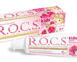 Рокс R.O.C.S. Kids Sweet Princess Кидс Зубная паста от 3-7 л с ароматом розы (45г) ЕвроКосМед ООО - Россия