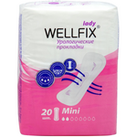 Веллфикс Леди Мини Wellfix Lady Mini Прокладки урологические 2 капли (20 шт.) Ontex Bvba Онтекс Бельгия