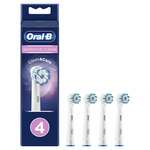 Орал-Би Сенситив Клин Oral-B Sensitive Clean Насадки сменные для электрической зубной щетки Сенситив Бережное очищение EB60-4 (№4 шт.) Проктер энд Гэмбл ООО - Россия