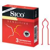 Сико Сенситив (Sico Sensitive) Презервативы контурные анатомической формы (3 шт.) (ЦПР Гмбх) CPR Gmbh Германия