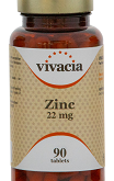 Вивация Vivacia Цинк пиколинат Zinc picolinate 22мг (таблетки 310 мг N90) Мэривери Лимитед MARYVERY LIMITED - Англия
