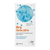 Витатека Драй форте Vitateka Dry Forte Ролик антиперспирант без спирта от обильного потоотделения 20% (50 мл) Химсинтез НПО ЗАО - Россия