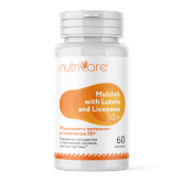 Мультивит с лютеином и ликопеном 50+ (таблетки 1340 мг N60) Nutricare International, Inc. Нутрикея - США