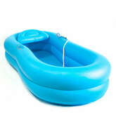 Ванна надувная TS-01 Мега-Оптим для мытья тела человека на кровати, с насосом