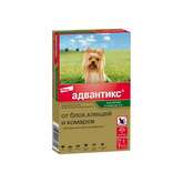 Адвантикс Капли на холку для собак до 4 кг (0.4 мл N1 тюбик-пипетки) Elanco Europe Ltd Байер Германия