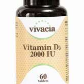Вивация Vivacia Витамин D3 (Д3) vitamin d3 2000 МЕ (таблетки №60) Мэривери Лимитед - Англия