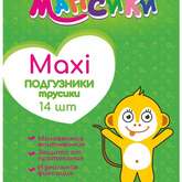 Мапсики Подгузники детские Maxi (9-14 кг 14 шт) Коттон Клаб ООО - Россия