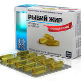 Рыбий жир очищенный (капсулы 1400 мг N30) АО РеалКапс - Россия